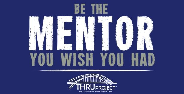 Be the mentor you wish you had and THRU Project logo