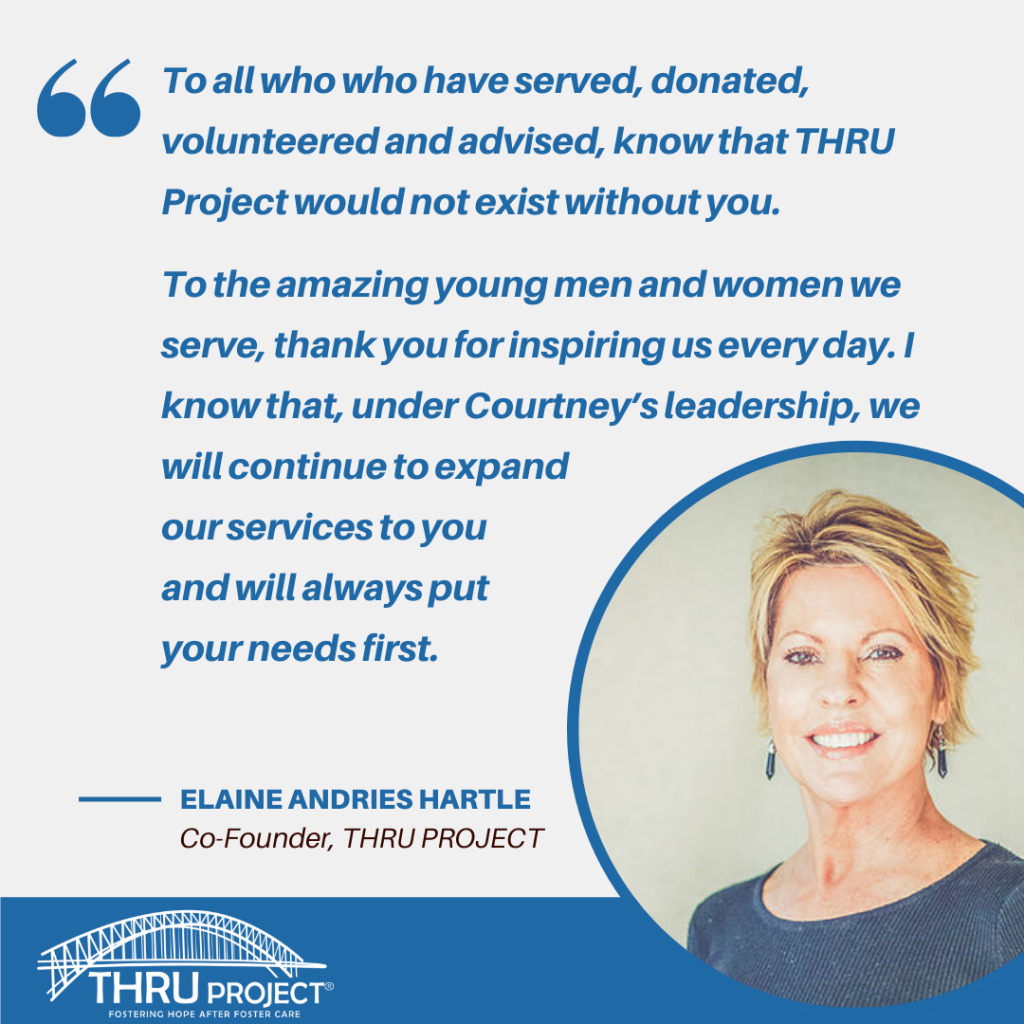 Elaine Andries Hartle THRU Project Co-Founder