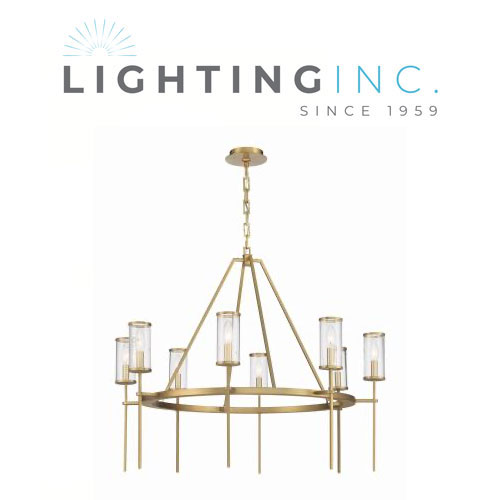 ELEGANT 8-LIGHT CHANDELIER